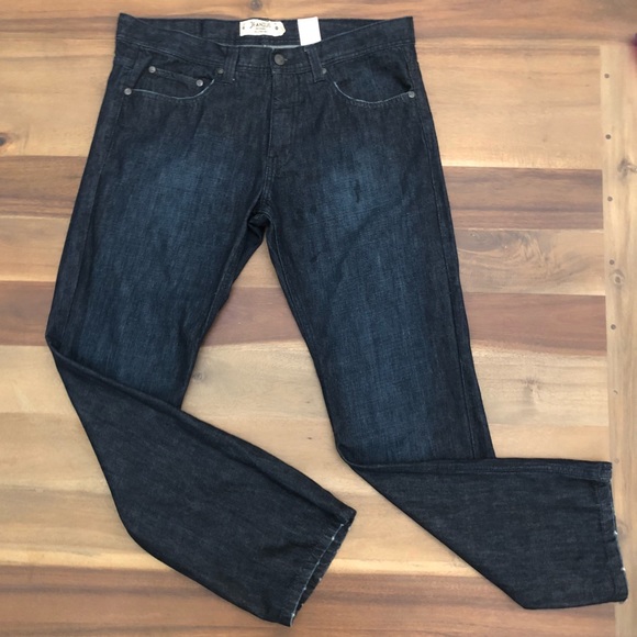 Jeanius by akademics Dark Wash Men’s Jean 36 x 32 - Picture 2 of 6